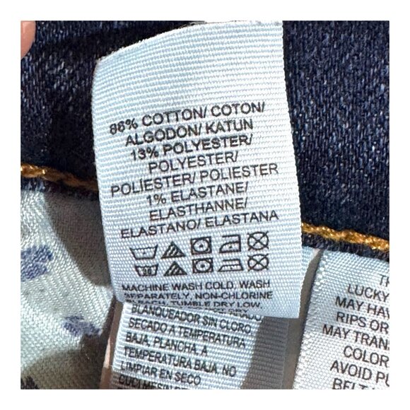 Lucky Brand Sweet Straight Medium Wash Denim Jeans Handcrafted Los Angeles Y2K - Picture 8 of 10